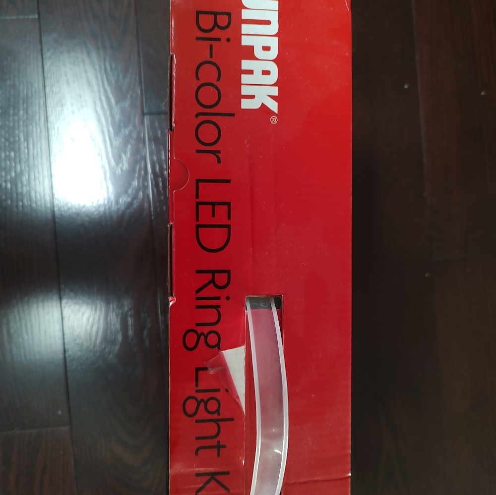SunPak 12" Bi-Color LED Ring w/stand - Picture 3 of 5